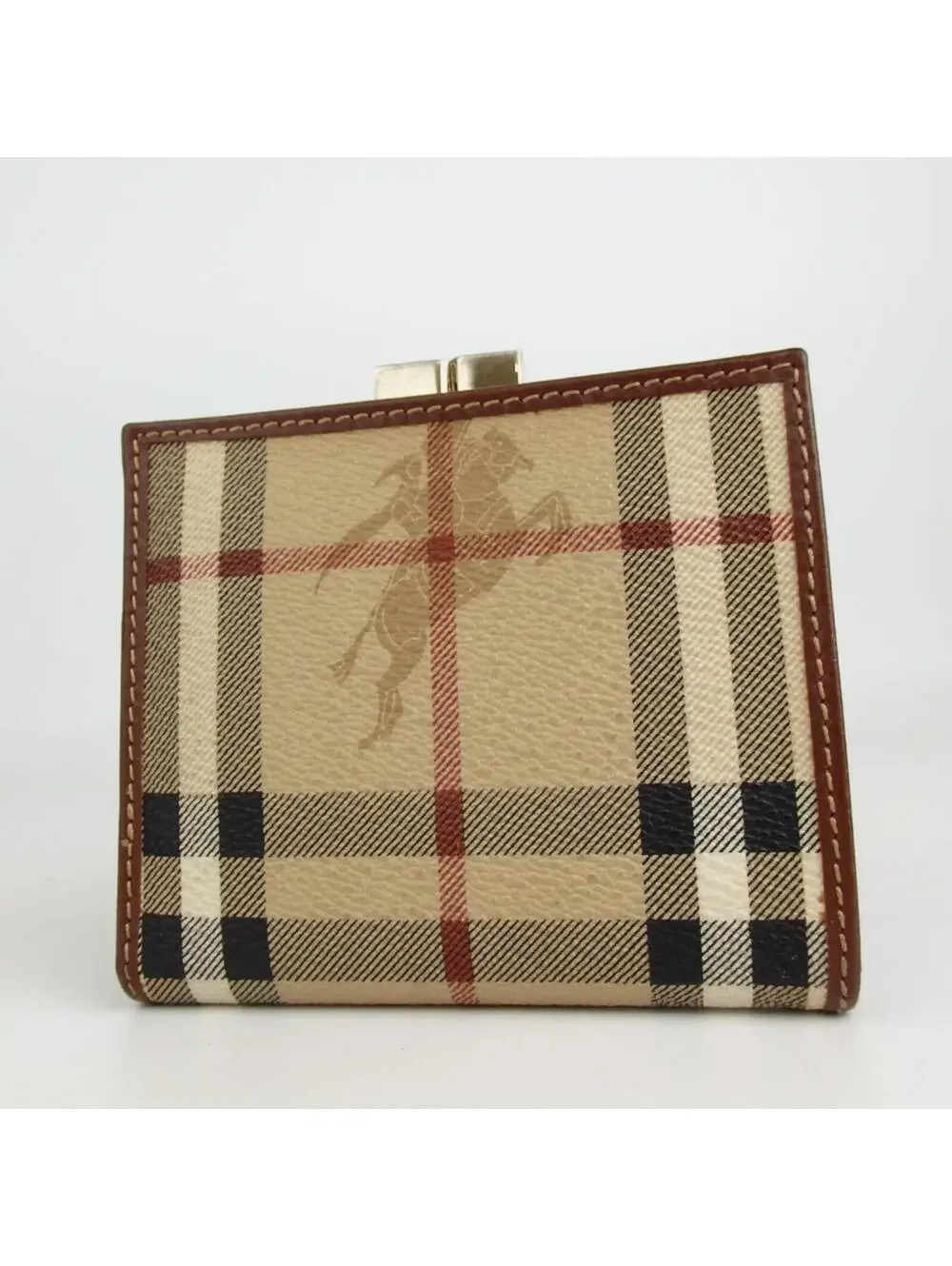 Authentic BURBERRY bifold wallet leather[Used] - Picture 2 of 14